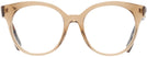Round Brown Burberry 2356 Single Vision Full Frame View #2