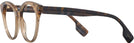 Round Brown Burberry 2356 Single Vision Full Frame View #3
