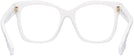 Square White Burberry 2363 Single Vision Full Frame View #4
