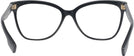 Cat Eye Black Burberry 2364L Single Vision Full Frame View #4