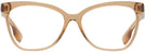 Cat Eye Brown Burberry 2364L Computer Style Progressive View #2