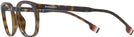 Square Dark Havana Burberry 2370U Single Vision Full Frame View #3