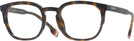 Square Dark Havana Burberry 2370U Single Vision Full Frame View #1