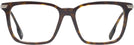 Square Dark Havana Burberry 2378 Progressive No Line Bifocal View #2