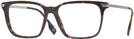 Square Dark Havana Burberry 2378 Progressive No Line Bifocal View #1