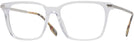Square Transparent Burberry 2378 Progressive No Line Bifocal View #1