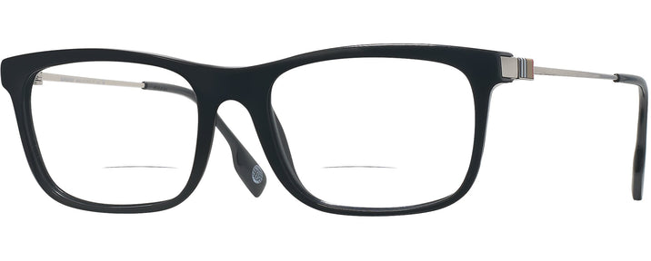 Rectangle Black Burberry 2384 Bifocal View #1