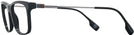 Rectangle Black Burberry 2384 Single Vision Full Frame View #3