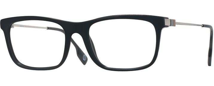 Rectangle Black Burberry 2384 Single Vision Full Frame View #1