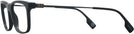 Rectangle Matte Black Burberry 2384 Computer Style Progressive View #3