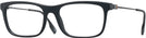 Rectangle Matte Black Burberry 2384 Single Vision Full Frame View #1