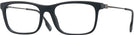 Rectangle Matte Black Burberry 2384 Computer Style Progressive View #1