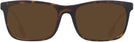Rectangle Dark Havana Burberry 2384 Progressive Reading Sunglasses View #2