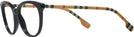 Oval Black Burberry 2389 Computer Style Progressive View #3