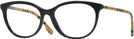 Oval Black Burberry 2389 Computer Style Progressive View #1