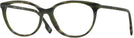 Oval Check Green Burberry 2389 Single Vision Full Frame View #1