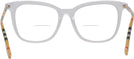 Square TRANSPARENT Burberry 2390 Bifocal View #4