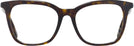 Square Dark Havana Burberry 2390 Progressive No-Lines View #2