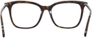 Square Dark Havana Burberry 2390 Progressive No-Lines View #4