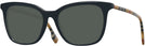 Square Black Burberry 2390 Progressive Reading Sunglasses View #1