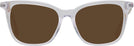 Square TRANSPARENT Burberry 2390 Progressive Reading Sunglasses View #2