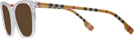 Square TRANSPARENT Burberry 2390 Progressive Reading Sunglasses View #3