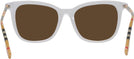 Square TRANSPARENT Burberry 2390 Progressive No-Line Reading Sunglasses View #4