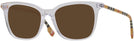 Square TRANSPARENT Burberry 2390 Progressive Reading Sunglasses View #1