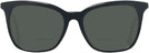 Square Black Burberry 2390 Bifocal Reading Sunglasses View #2