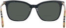 Square Black Burberry 2390 Bifocal Reading Sunglasses View #4