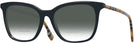Square Black Burberry 2390 w/ Gradient Bifocal Reading Sunglasses View #1