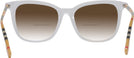 Square TRANSPARENT Burberry 2390 w/ Gradient Bifocal Reading Sunglasses View #4