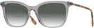 Square Grey Burberry 2390 w/ Gradient Bifocal Reading Sunglasses View #1