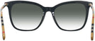 Square Black Burberry 2390 w/ Gradient Progressive Reading Sunglasses View #4
