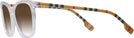 Square TRANSPARENT Burberry 2390 w/ Gradient Progressive Reading Sunglasses View #3