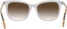 Square TRANSPARENT Burberry 2390 w/ Gradient Progressive No-Line Reading Sunglasses View #4