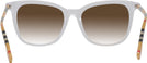 Square TRANSPARENT Burberry 2390 w/ Gradient Progressive Reading Sunglasses View #4