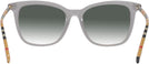 Square Grey Burberry 2390 w/ Gradient Progressive No-Line Reading Sunglasses View #4