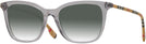 Square Grey Burberry 2390 w/ Gradient Progressive No-Line Reading Sunglasses View #1