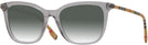 Square Grey Burberry 2390 w/ Gradient Progressive Reading Sunglasses View #1