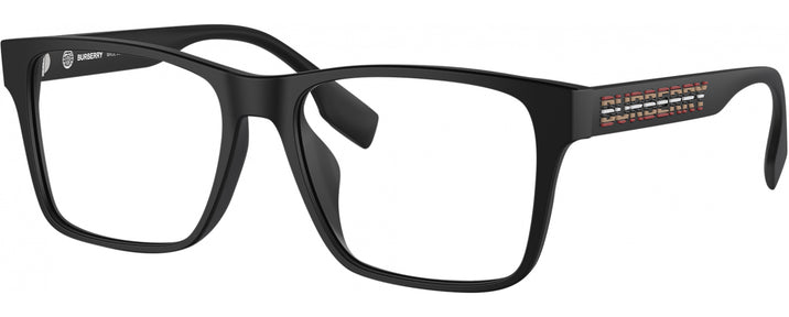 Rectangle Matte Black Burberry 2393D Computer Style Progressive View #1