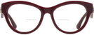 Round Bordeaux Burberry 2404 Bifocal View #2