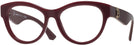 Round Bordeaux Burberry 2404 Progressive No-Lines View #1