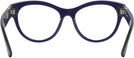 Round Blue Burberry 2404 Single Vision Full Frame View #4