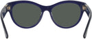 Round Blue Burberry 2404 Progressive Reading Sunglasses View #4