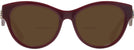 Round Bordeaux Burberry 2404 Bifocal Reading Sunglasses View #2