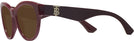 Round Bordeaux Burberry 2404 Bifocal Reading Sunglasses View #3