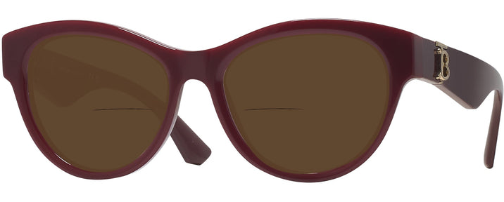  Bordeaux Burberry 2404 Bifocal Reading Sunglasses View #1