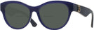 Round Blue Burberry 2404 Bifocal Reading Sunglasses View #1