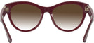 Round Bordeaux Burberry 2404 w/ Gradient Progressive Reading Sunglasses View #4